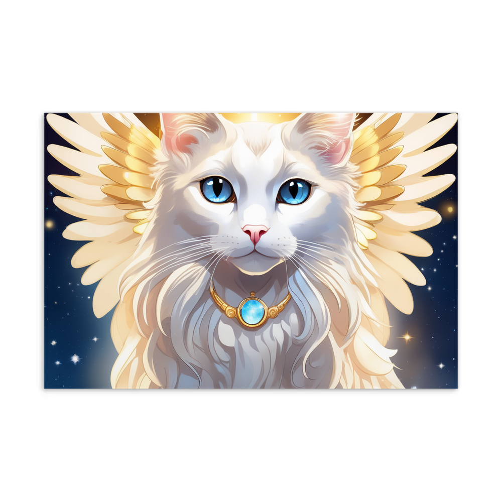 PugMug Custom White Ragdoll Cat Postcard