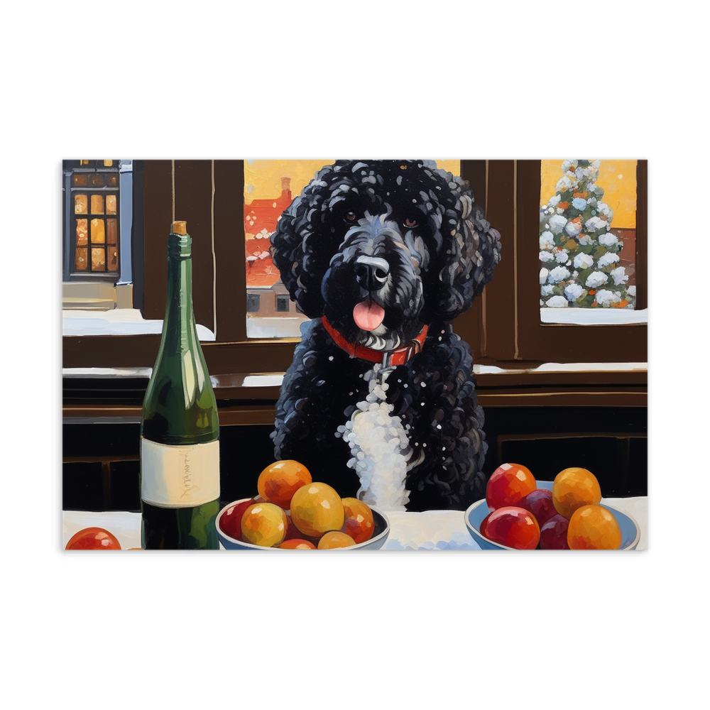 PugMug Custom Portuguese Water Dog Postcard