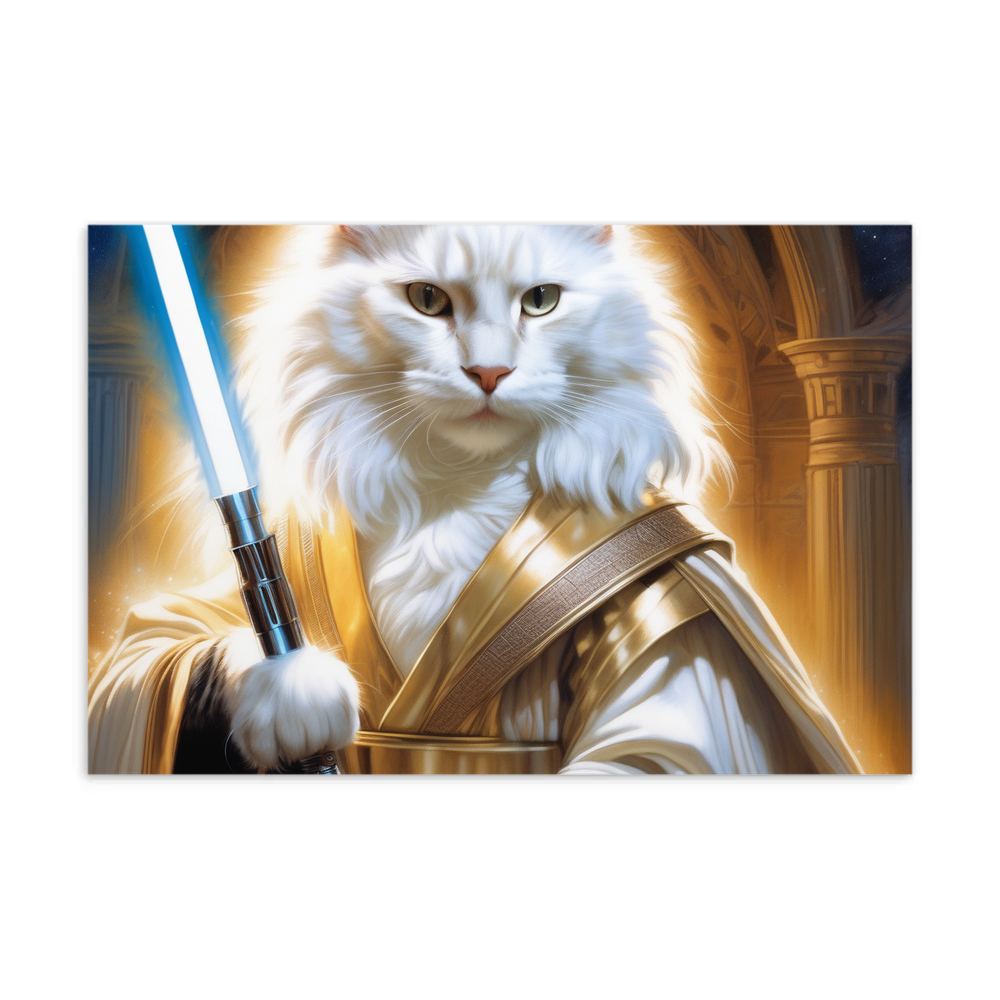 PugMug Custom White Maine Coon Cat Postcard