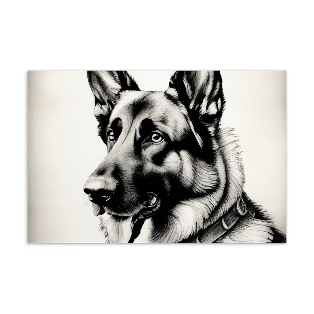 PugMug Custom German Shepherd Dog Postcard