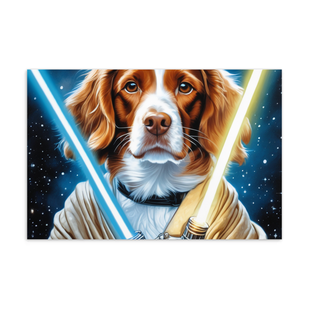 PugMug Custom Brittany Dog Postcard