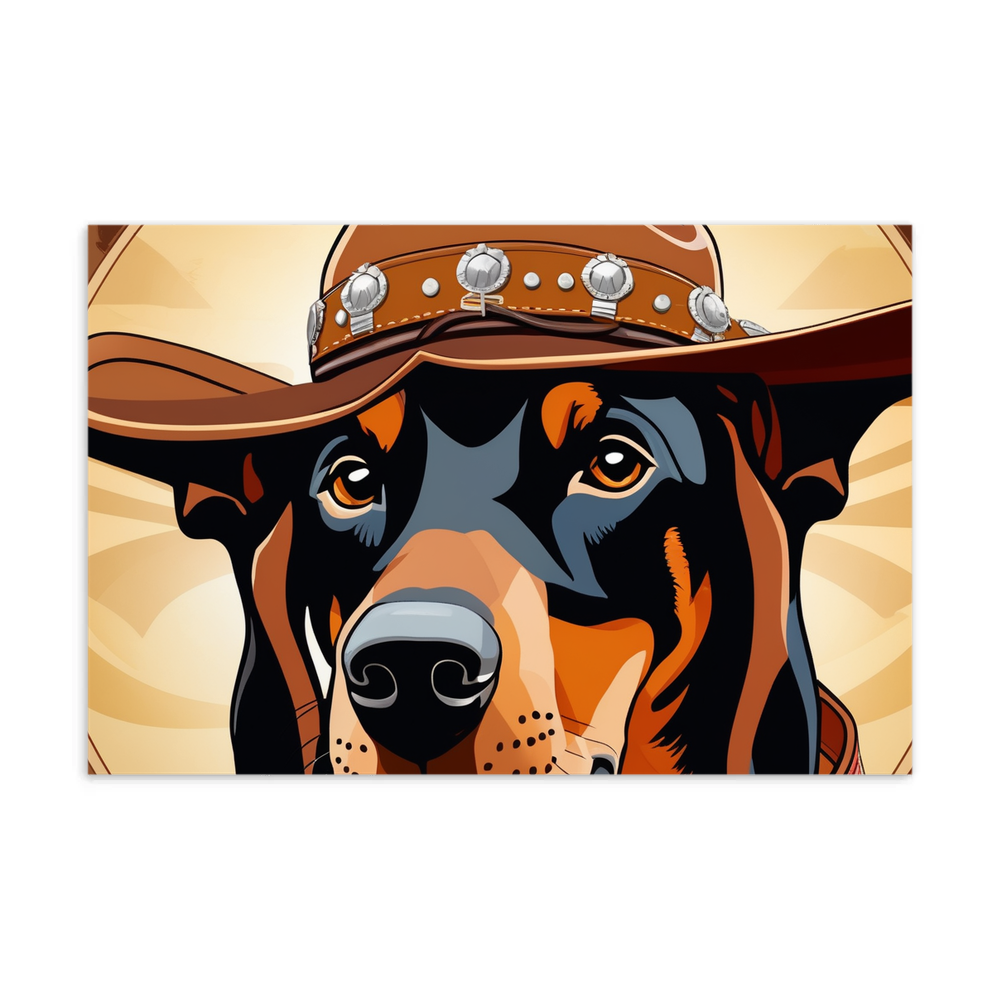 PugMug Custom Doberman Pinscher Postcard