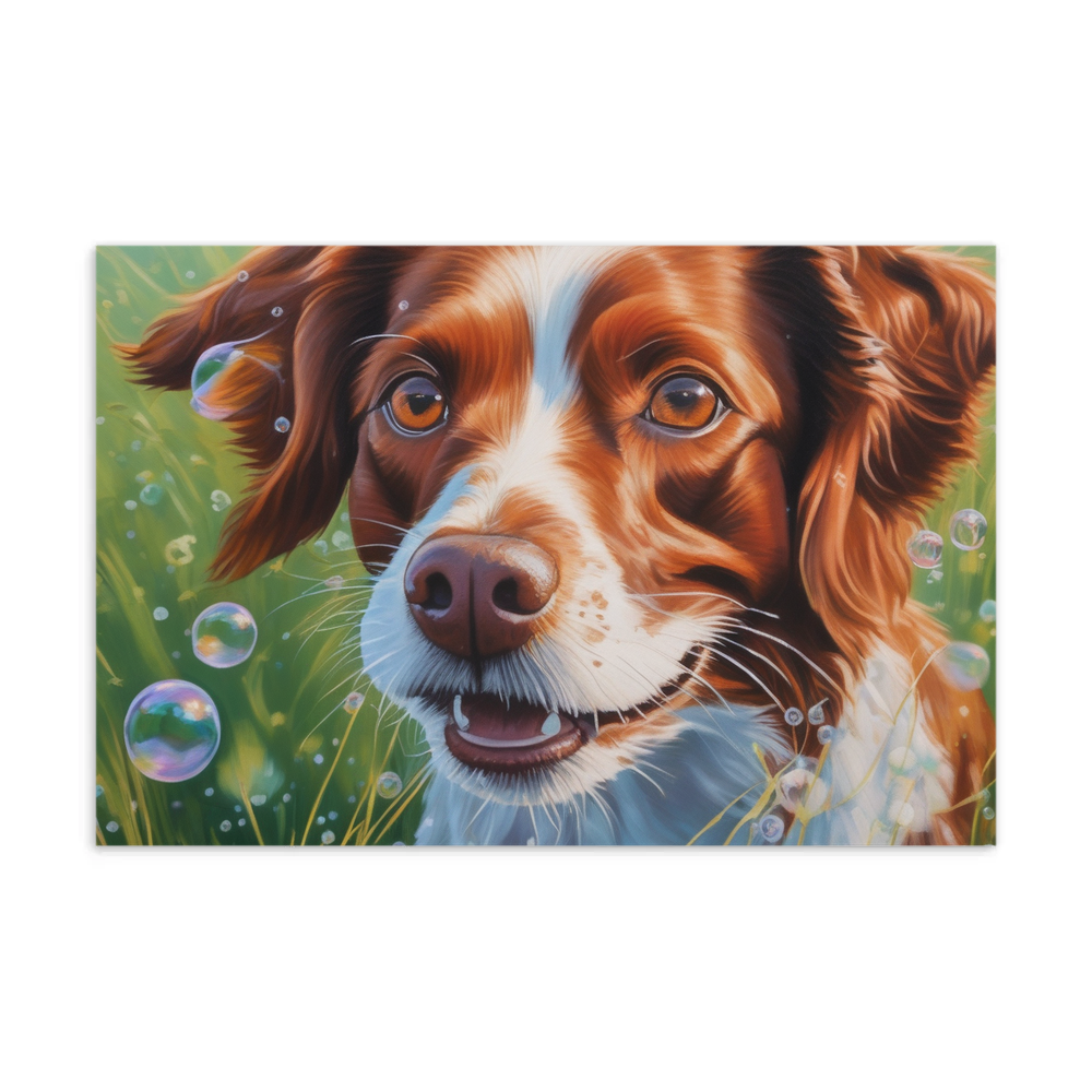 PugMug Custom Brittany Dog Postcard