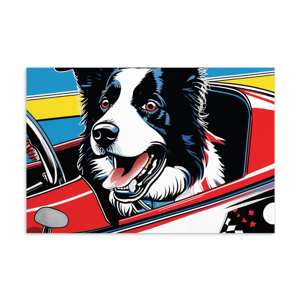 PugMug Custom Border Collie Postcard