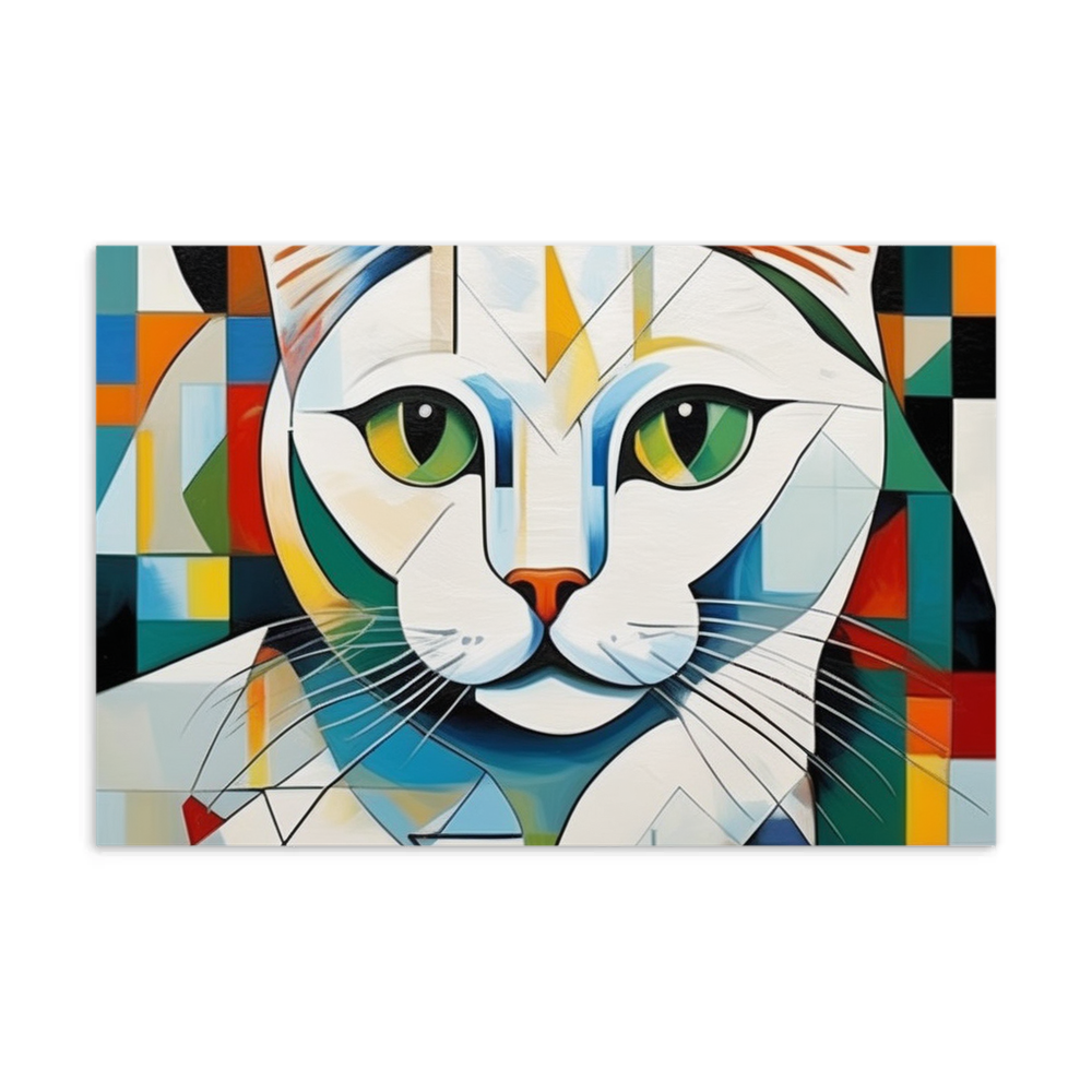 PugMug Custom White Scottish Fold Cat Postcard