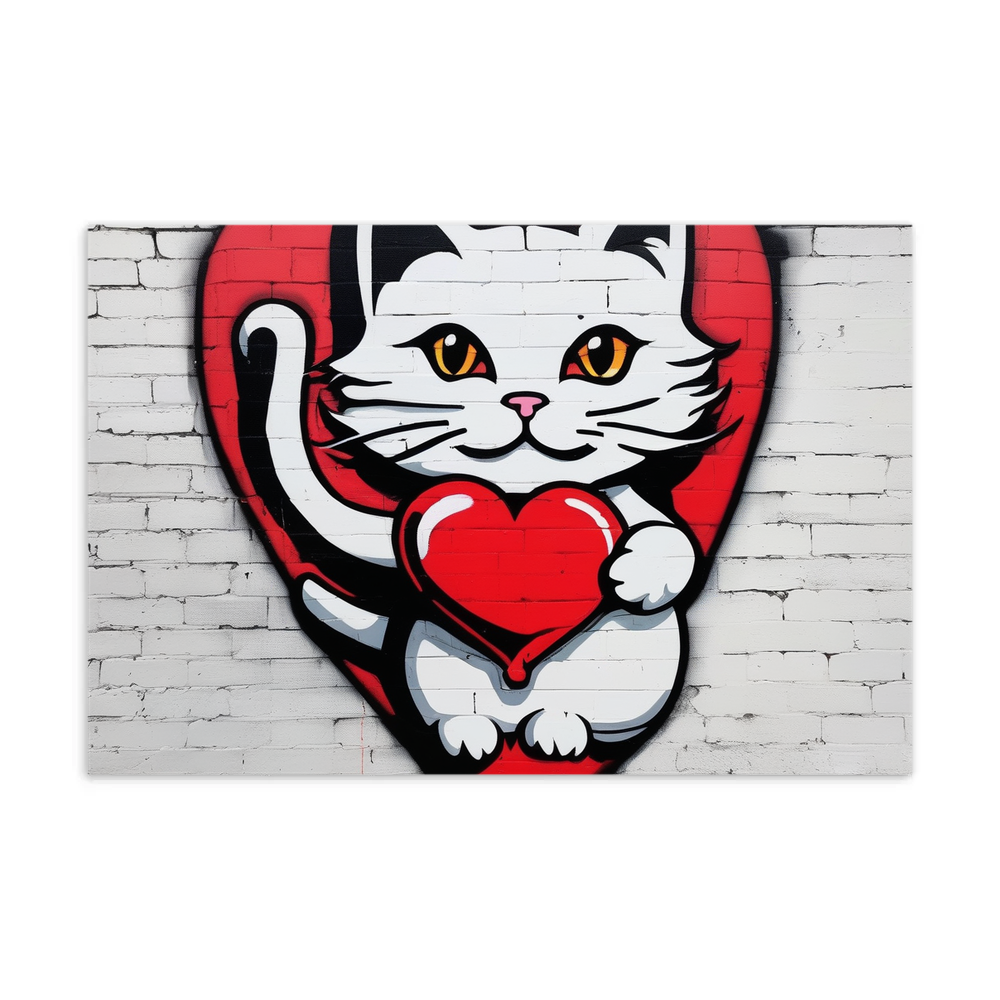 PugMug Custom White Companion Cat Postcard