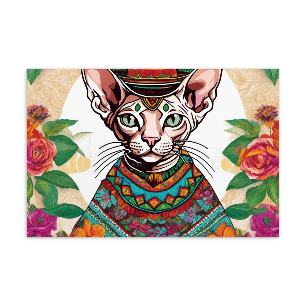 PugMug Custom Tabby Sphynx Cat Postcard