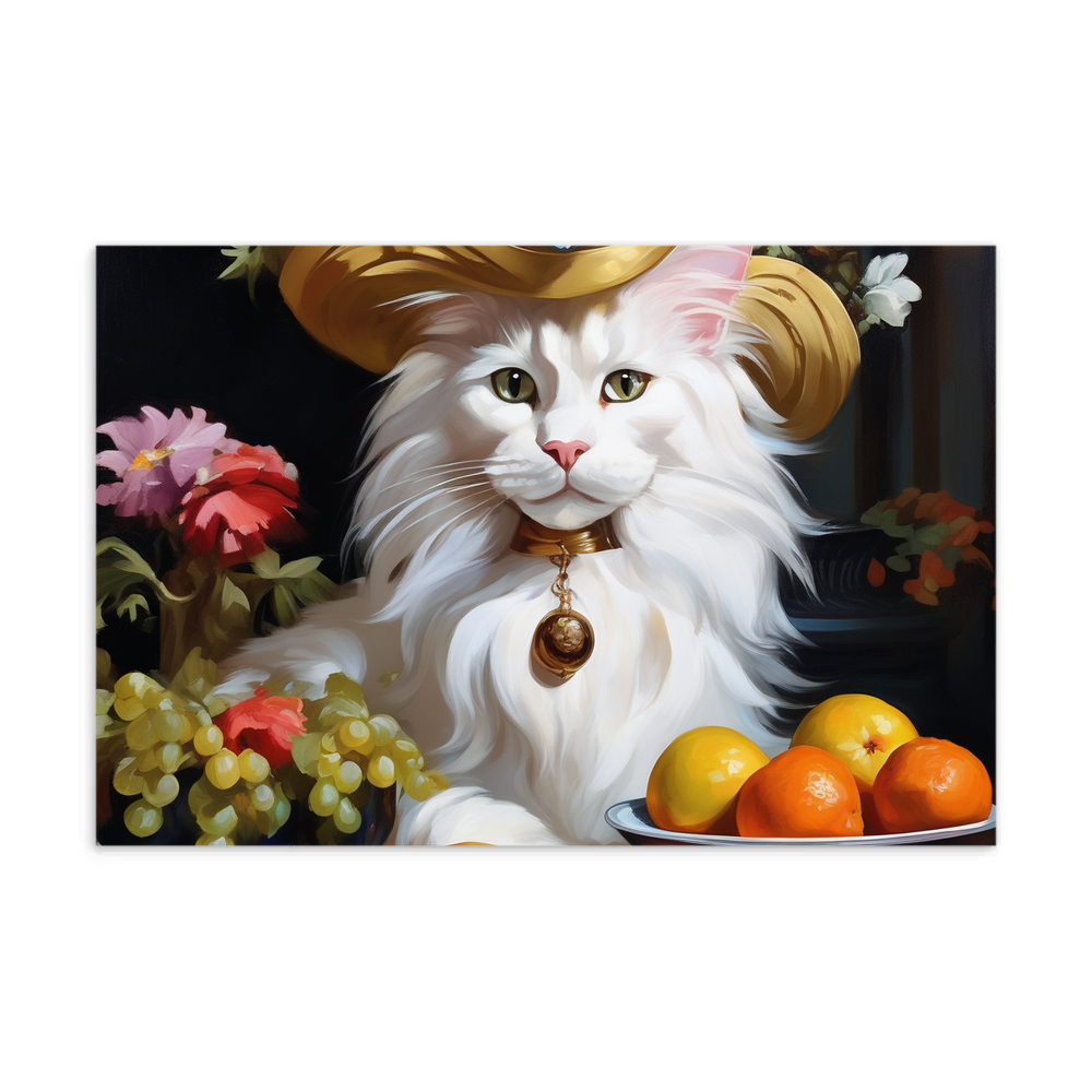 PugMug Custom White Maine Coon Cat Postcard