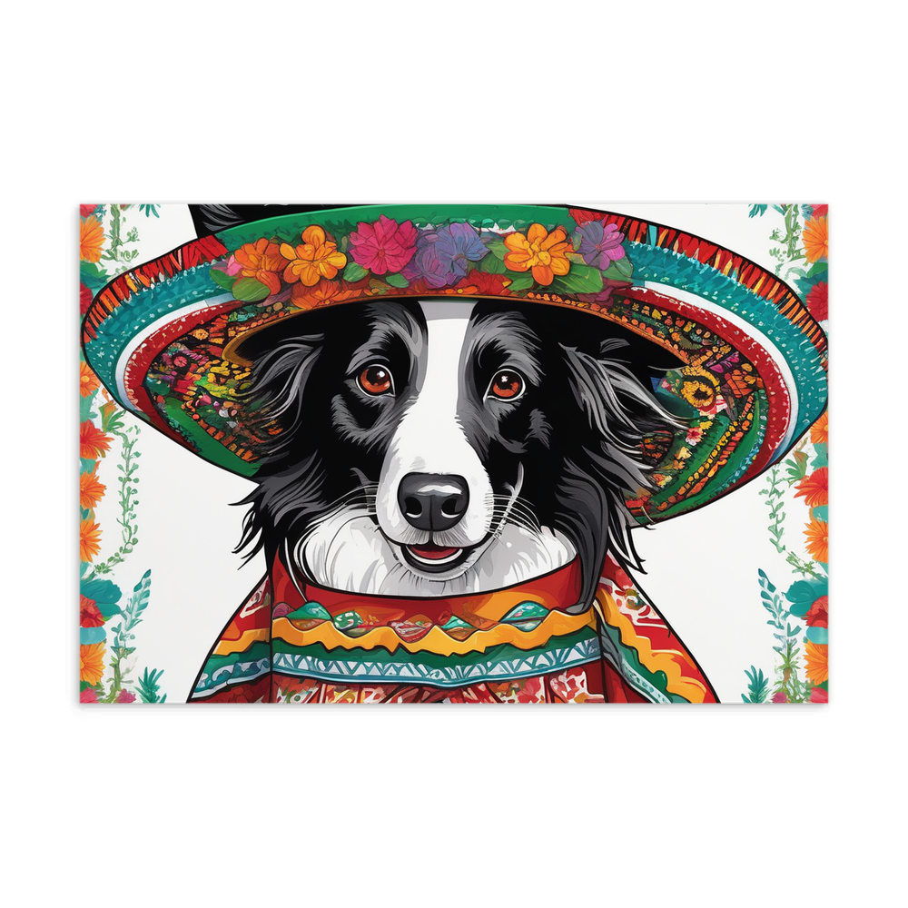 PugMug Custom Border Collie Postcard
