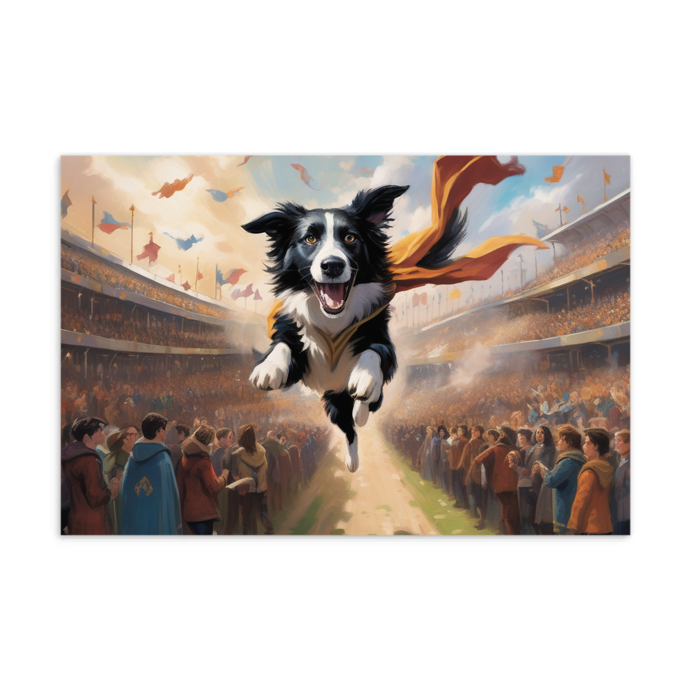 PugMug Custom Border Collie Postcard