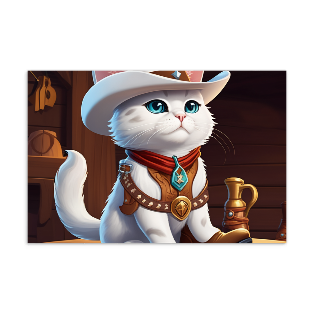 PugMug Custom White Exotic Cat Postcard