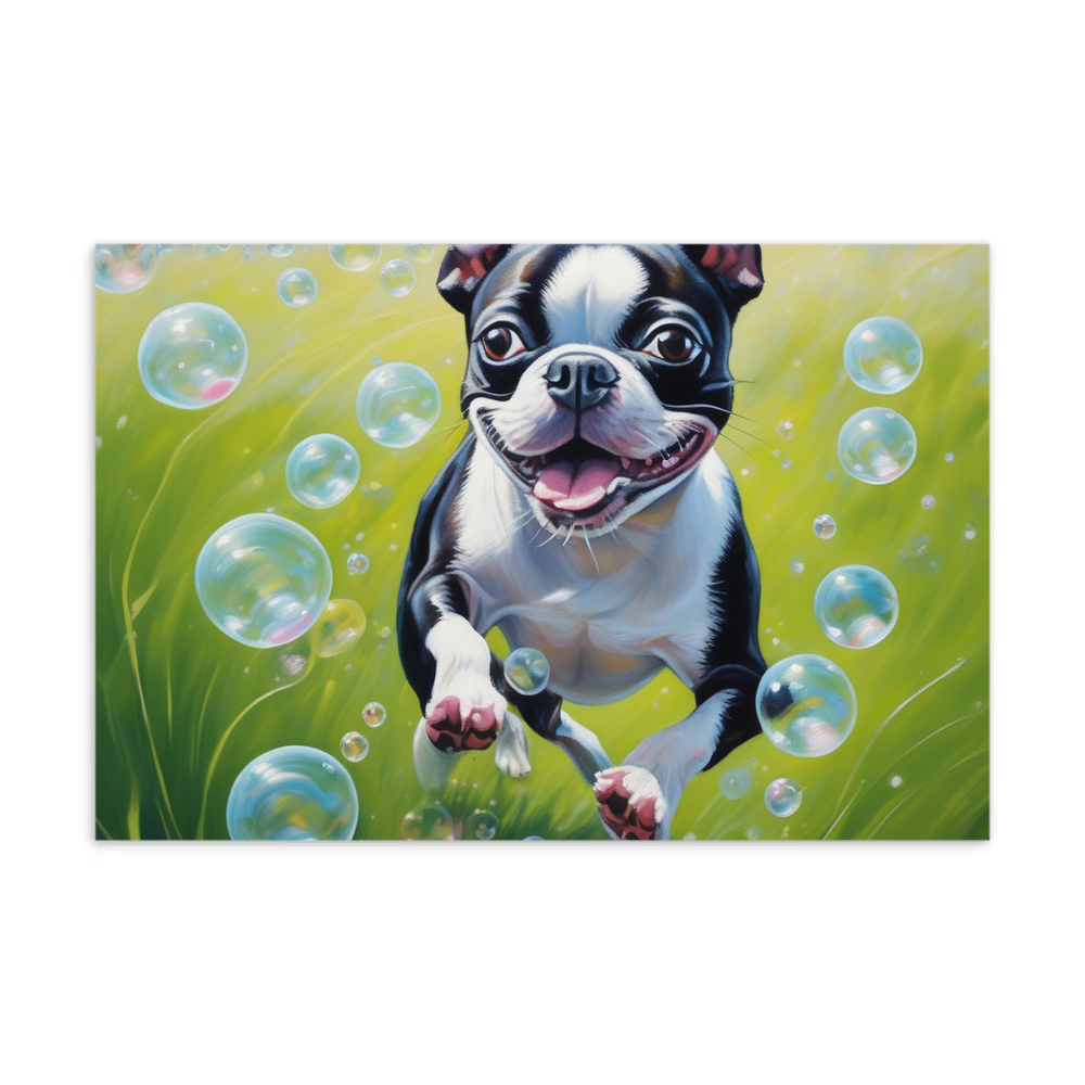 PugMug Custom Boston Terrier Postcard