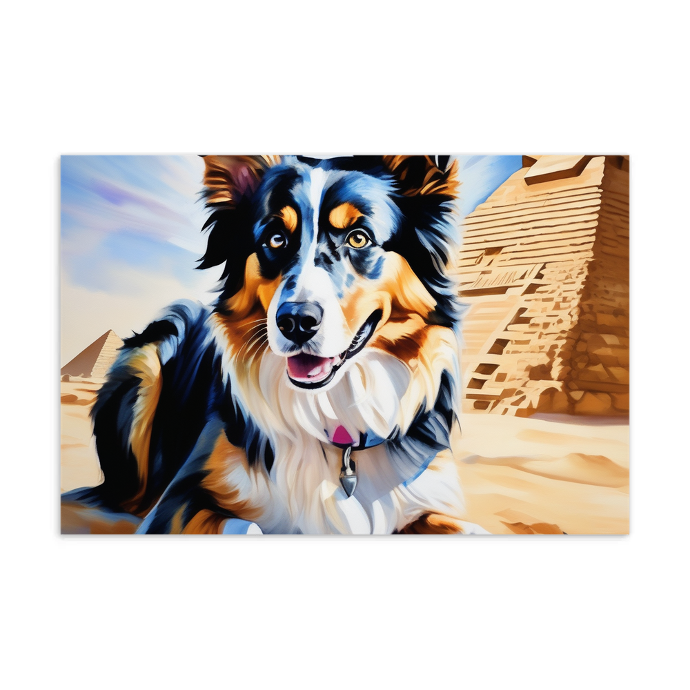 PugMug Custom Australian Shepherd Dog Postcard