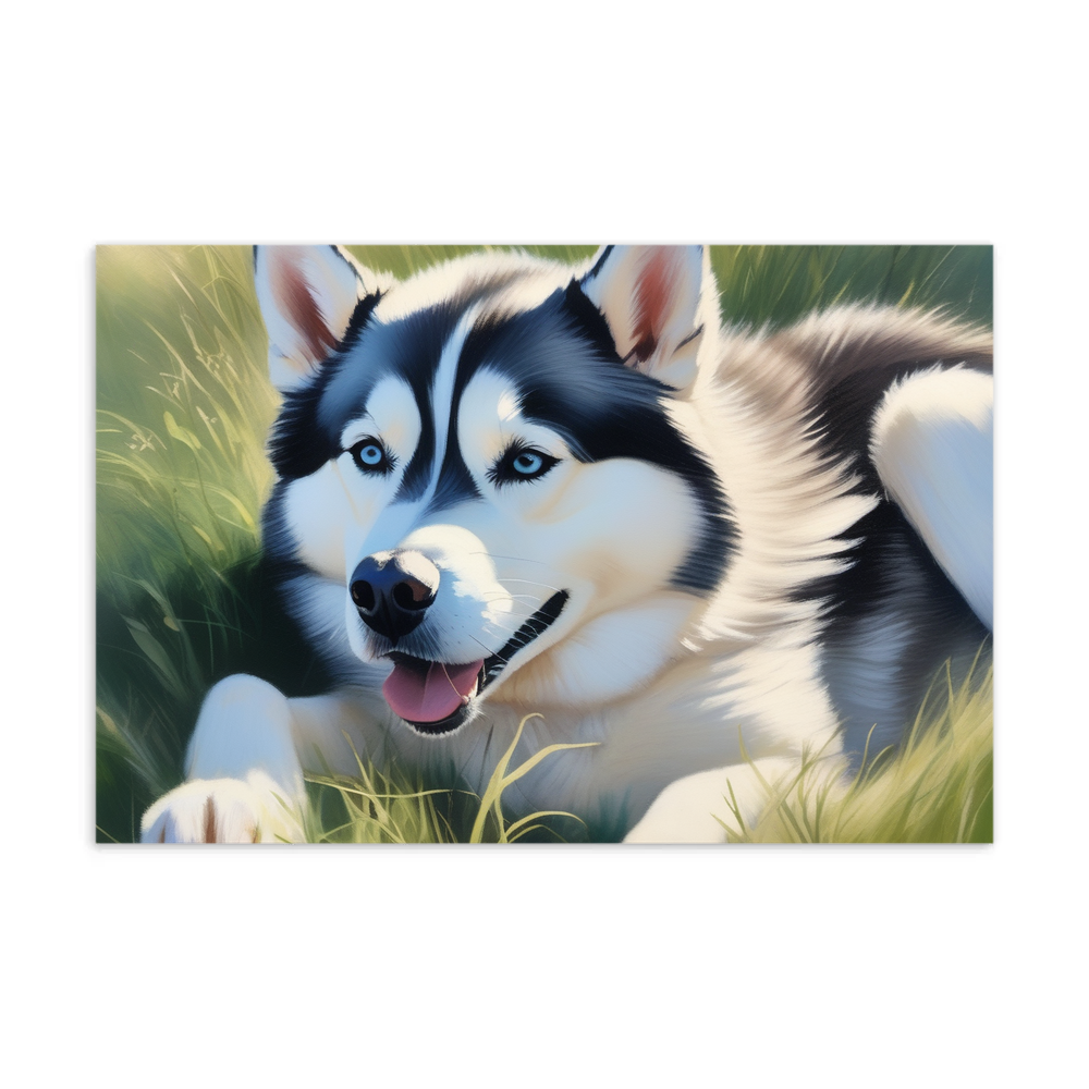 PugMug Custom Siberian Husky Postcard