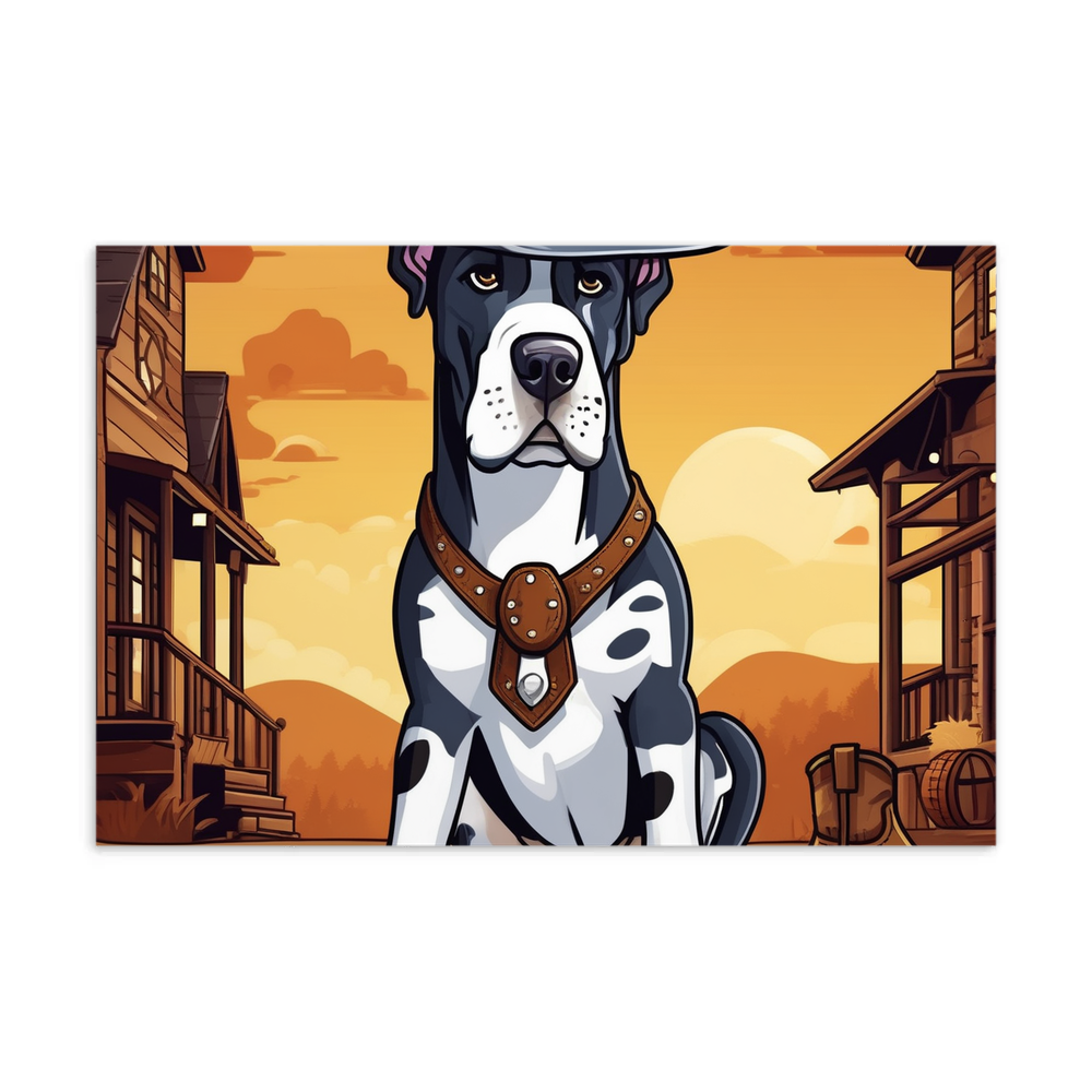 PugMug Custom Great Dane Postcard