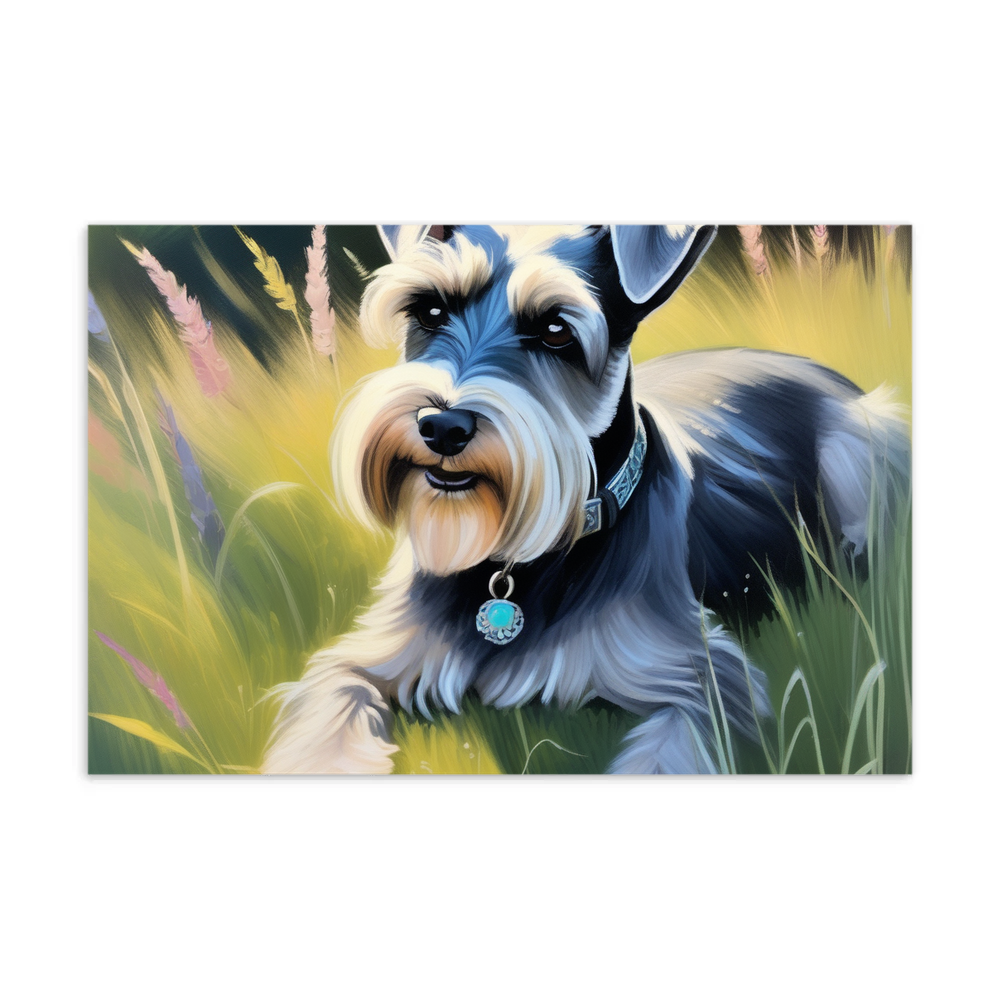 PugMug Custom Miniature Schnauzer Postcard