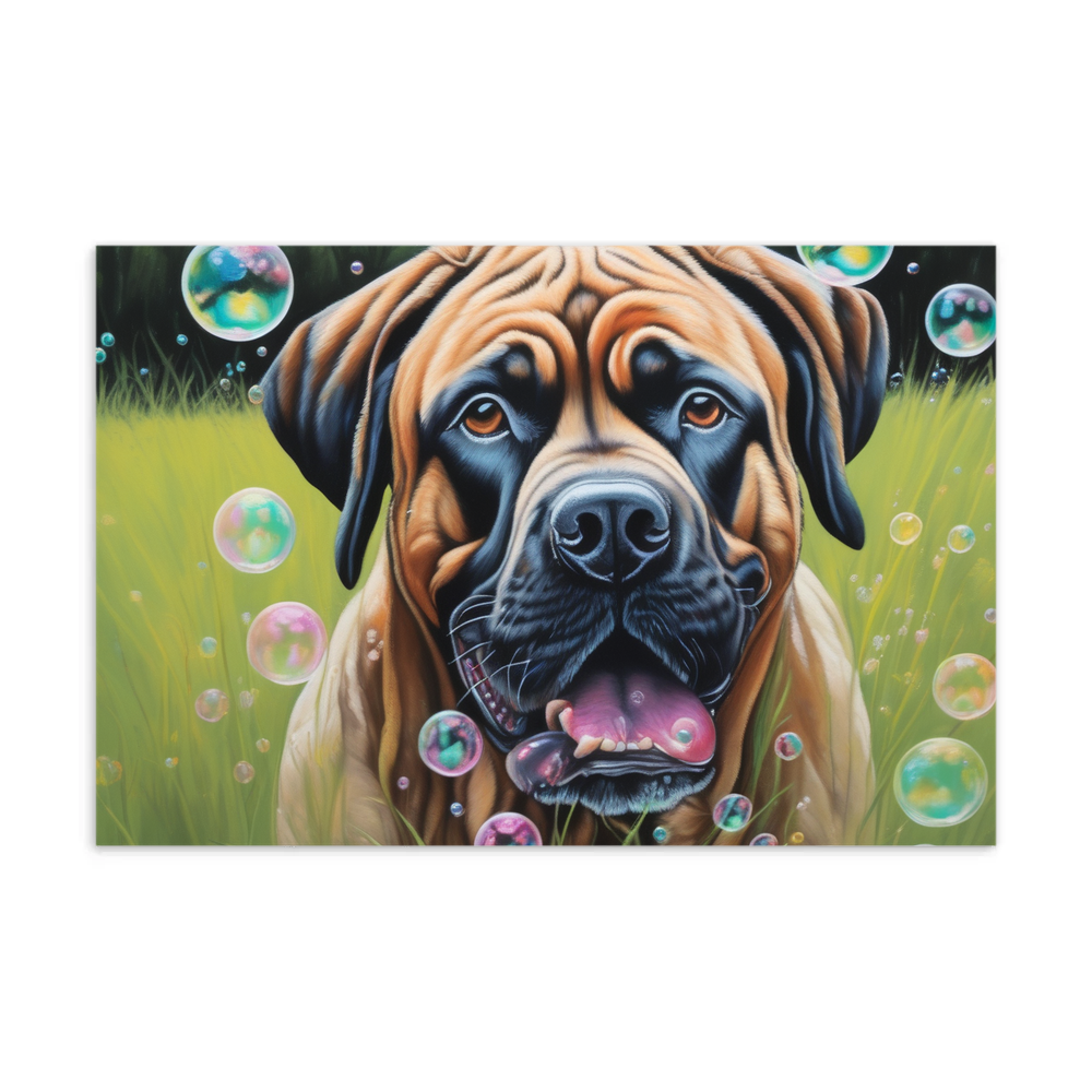 PugMug Custom Mastiff Postcard