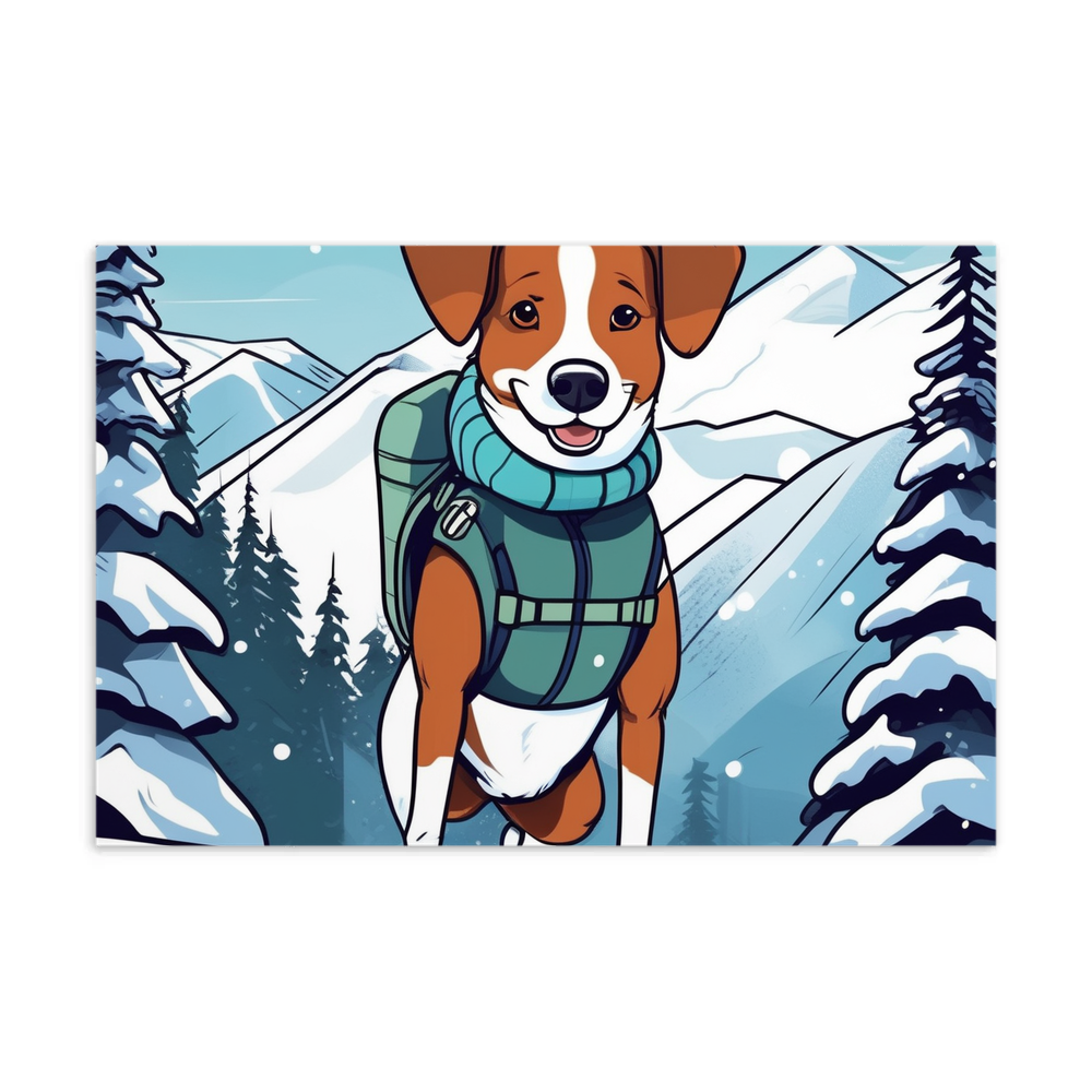 PugMug Custom Brittany Dog Postcard