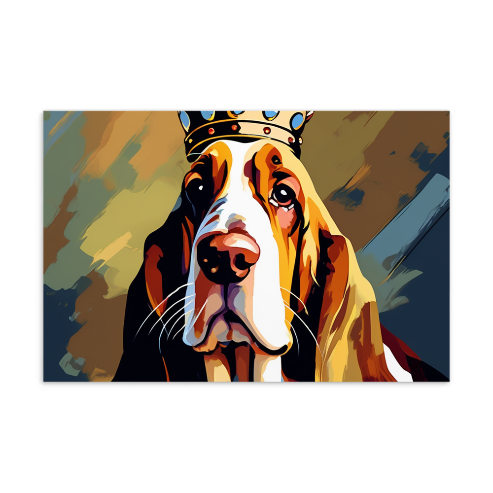 PugMug Custom Basset Hound Postcard