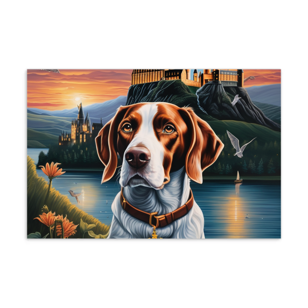 PugMug Custom Pointer Dog Postcard