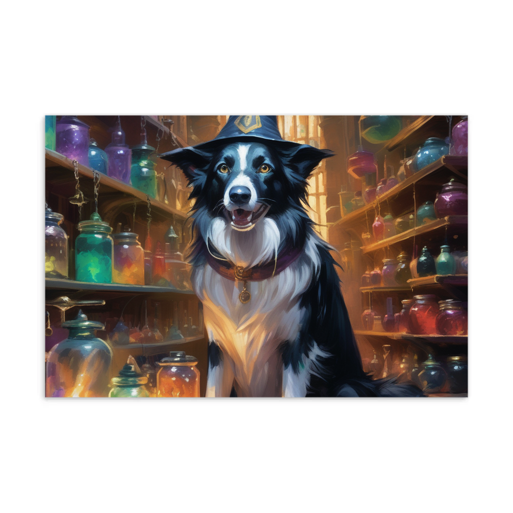 PugMug Custom Border Collie Postcard