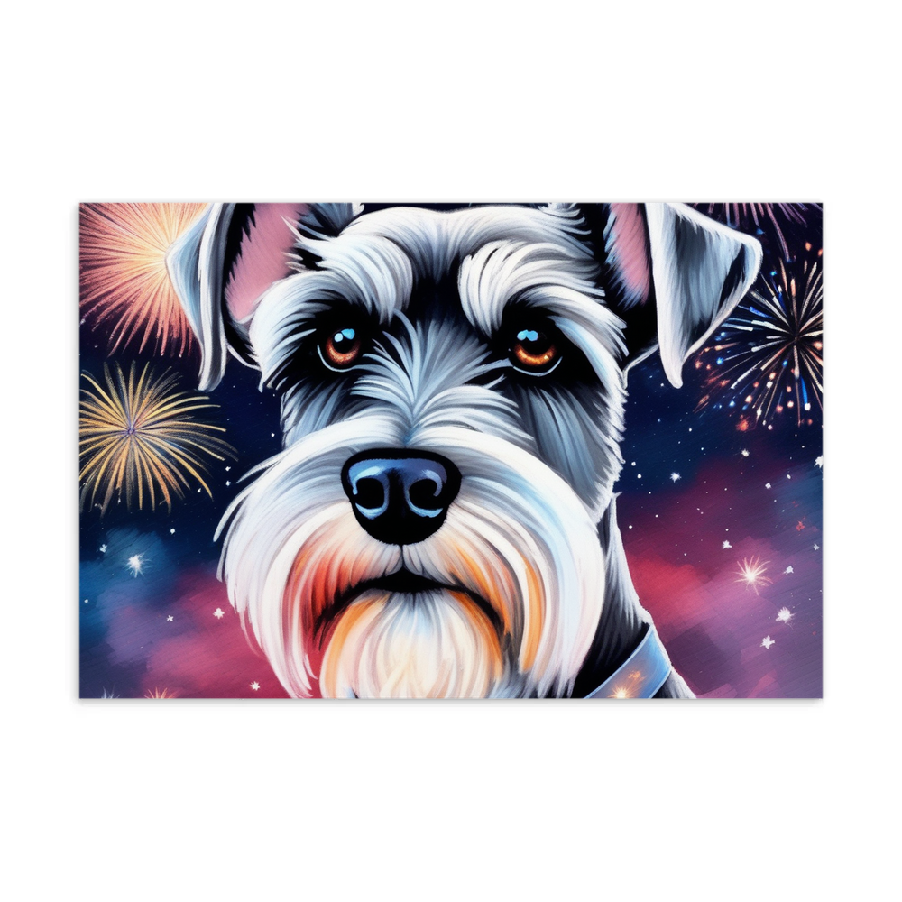 PugMug Custom Miniature Schnauzer Postcard