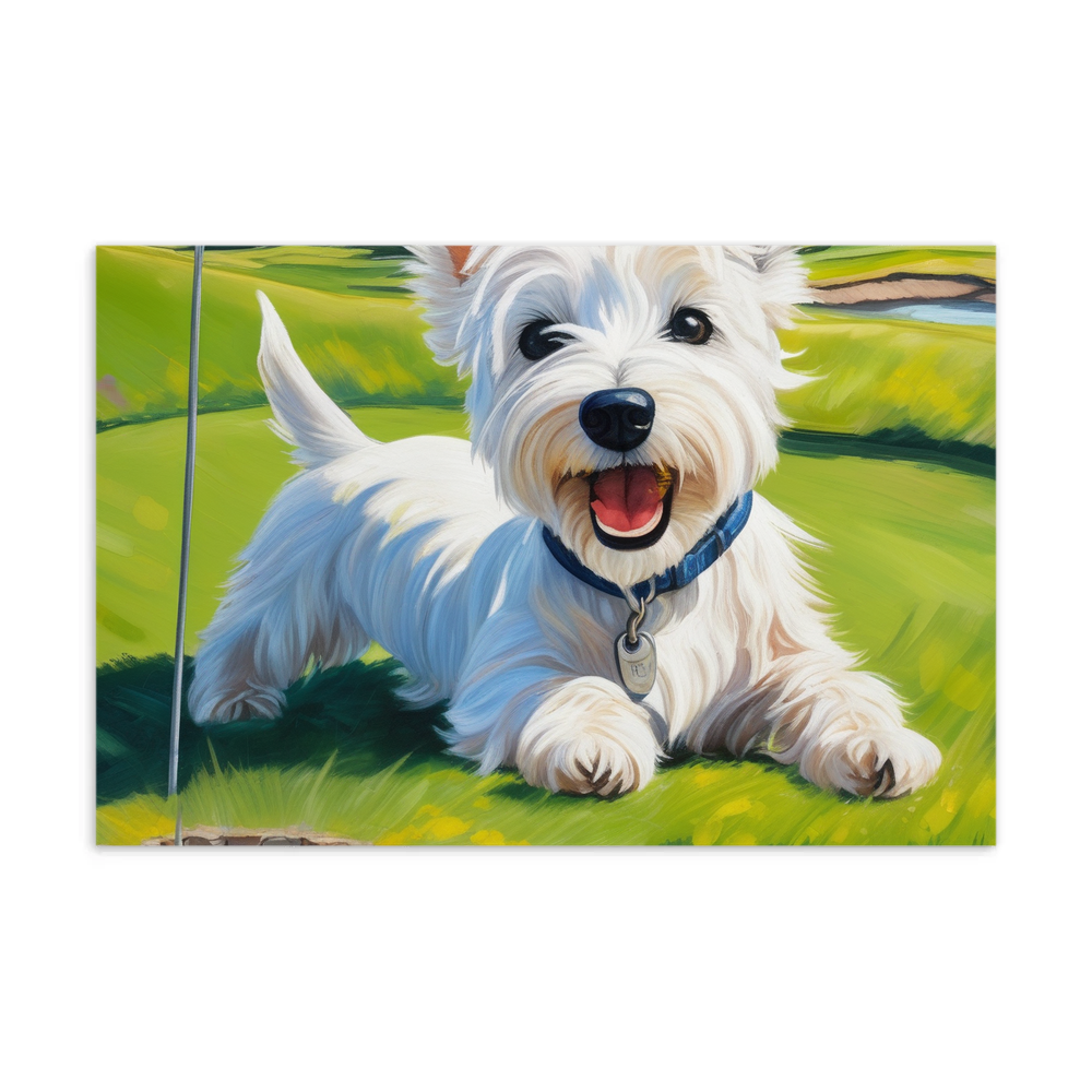 PugMug Custom West Highland White Terrier Postcard