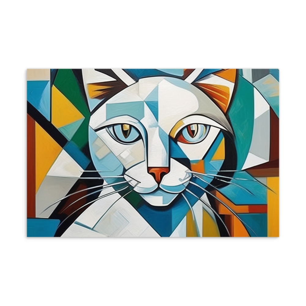 PugMug Custom White Companion Cat Postcard