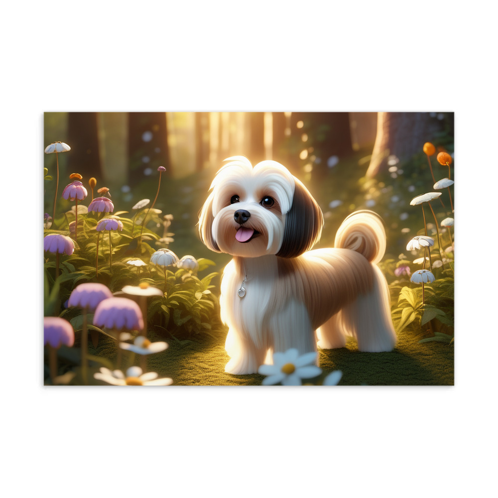 PugMug Custom Tan Havanese Dog Postcard