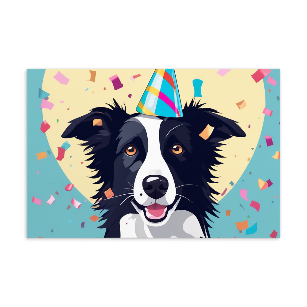 PugMug Custom Border Collie Postcard