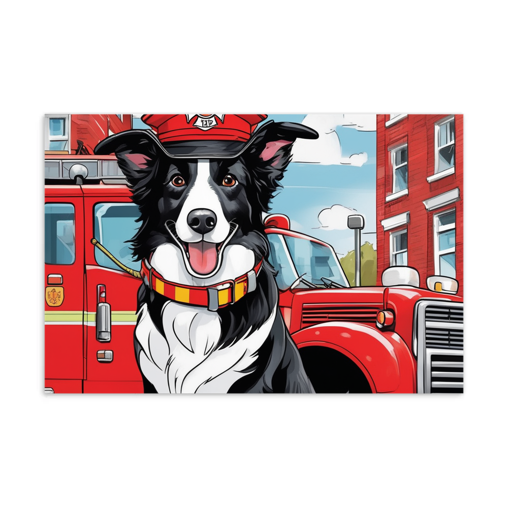 PugMug Custom Border Collie Postcard