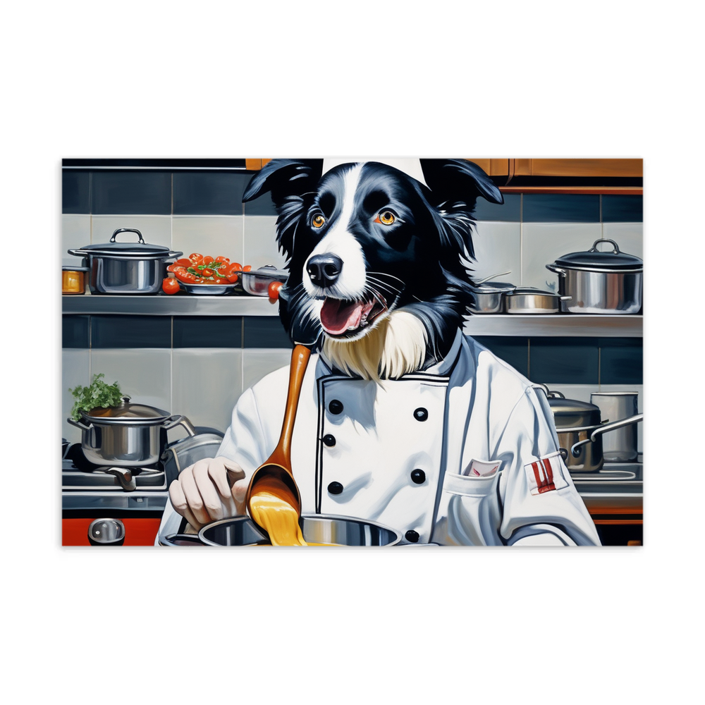 PugMug Custom Border Collie Postcard