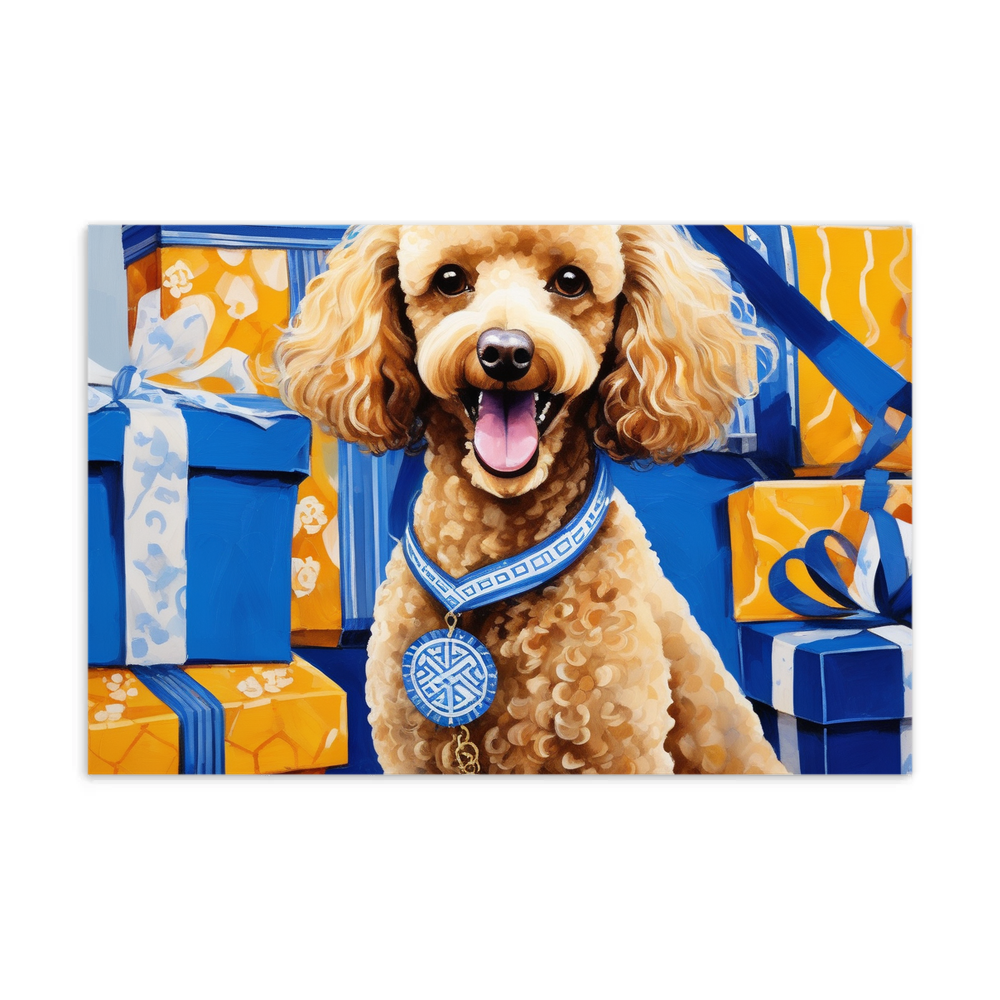 PugMug Custom Tan Poodle Postcard