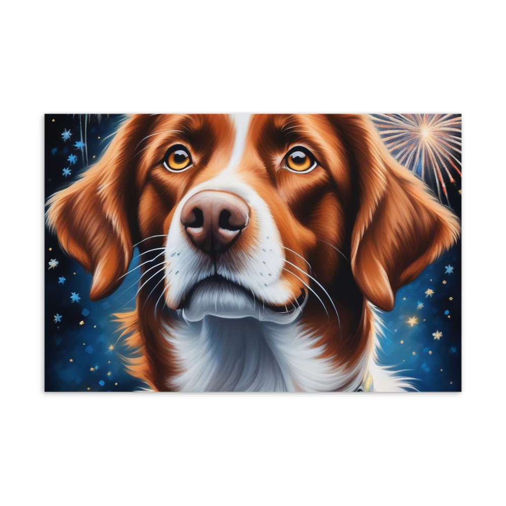 PugMug Custom Brittany Dog Postcard