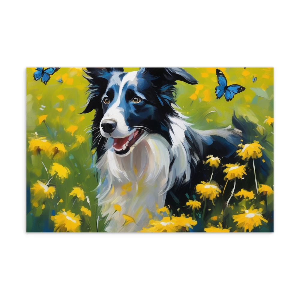 PugMug Custom Border Collie Postcard