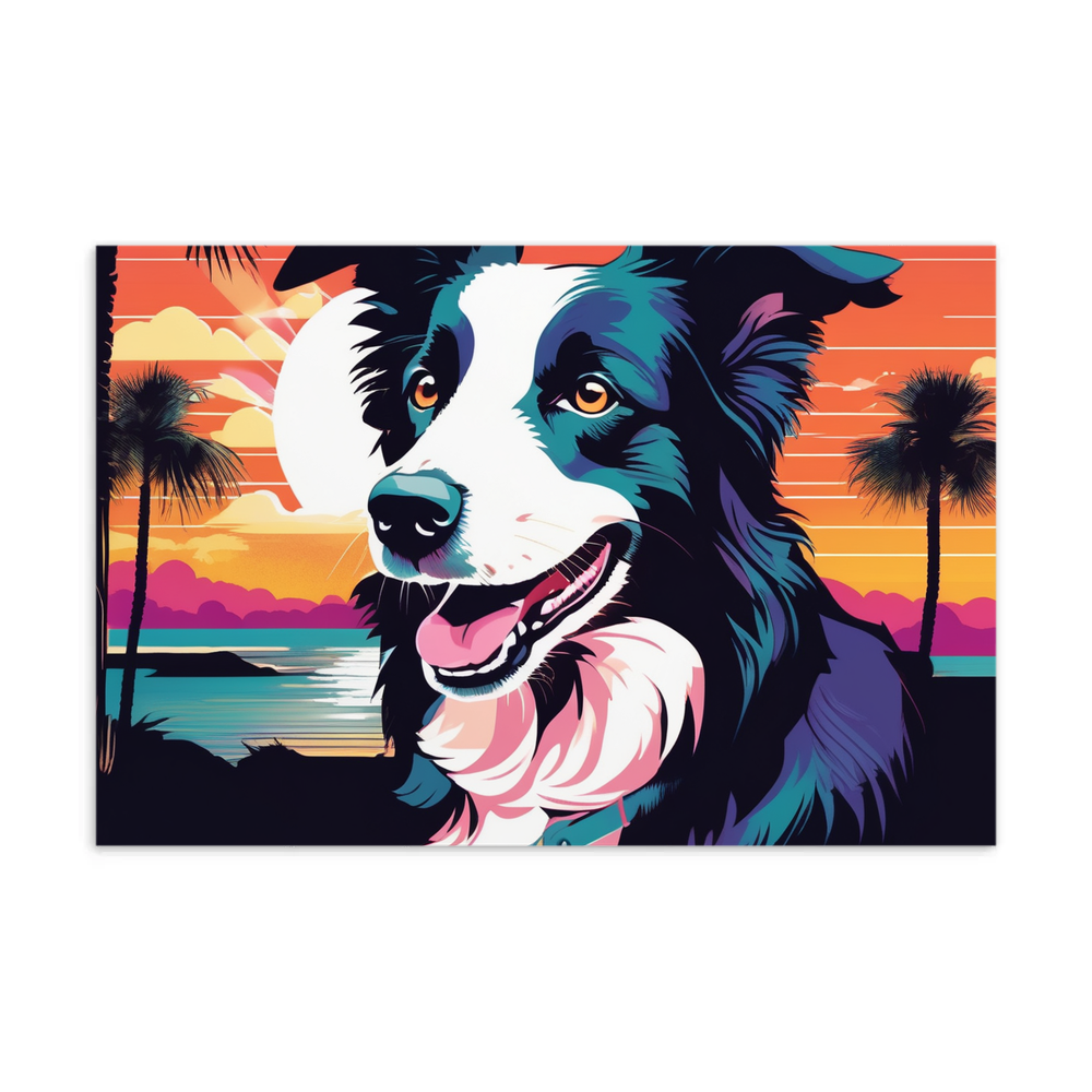 PugMug Custom Border Collie Postcard
