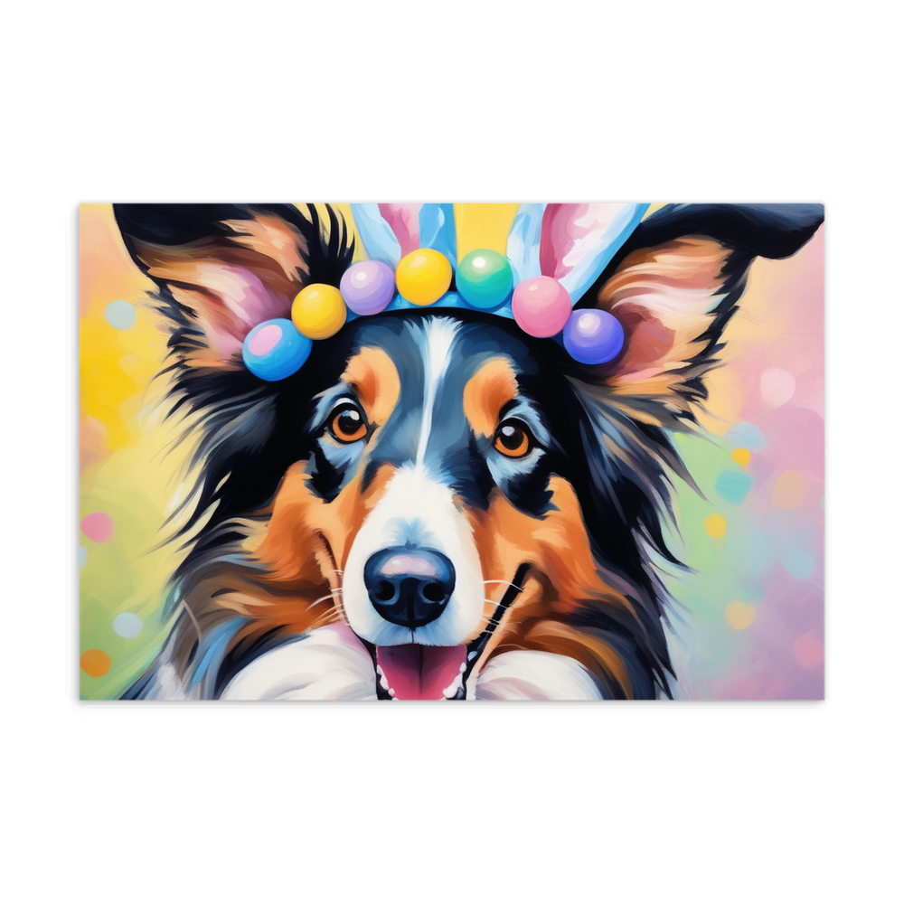 PugMug Custom Collie Postcard