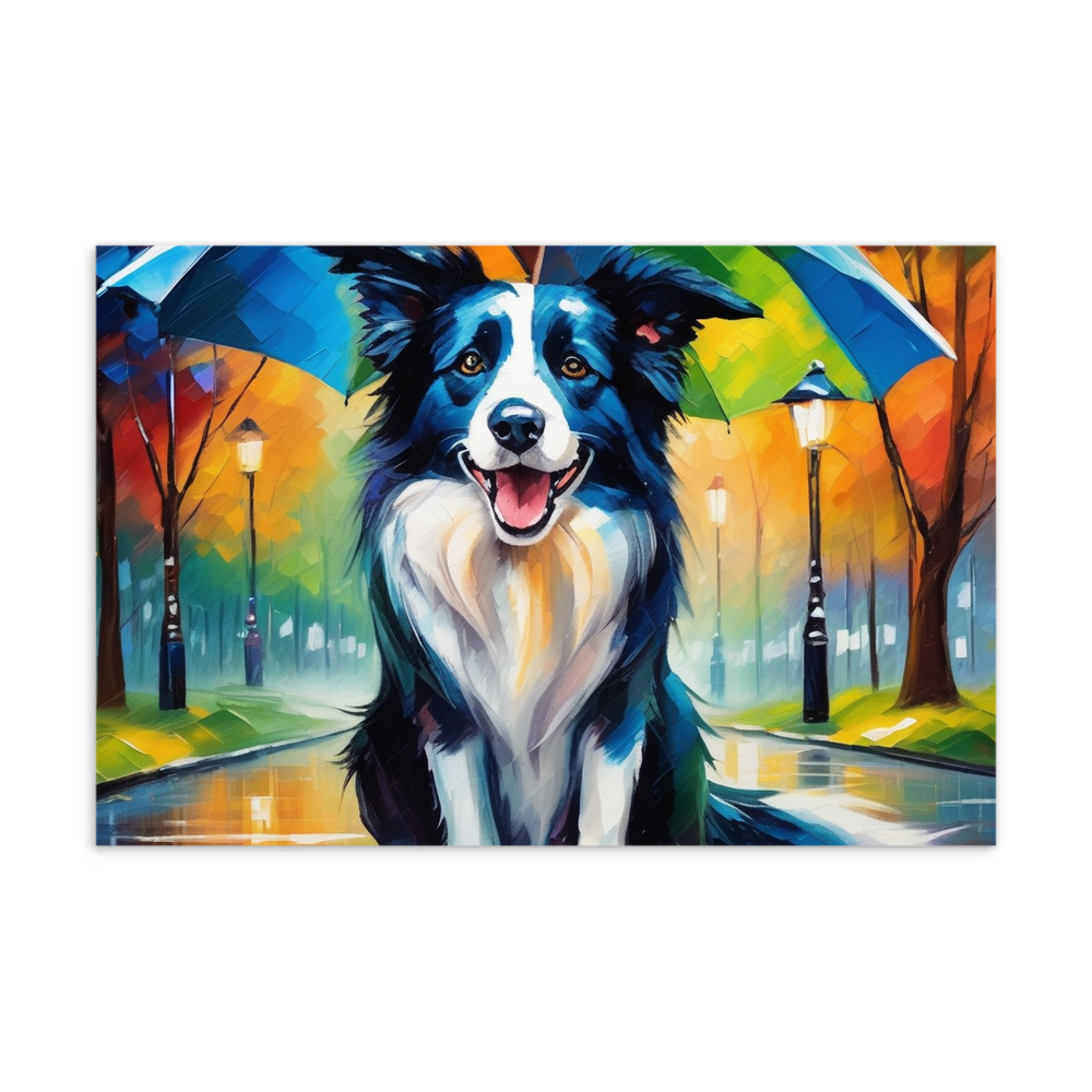 PugMug Custom Border Collie Postcard