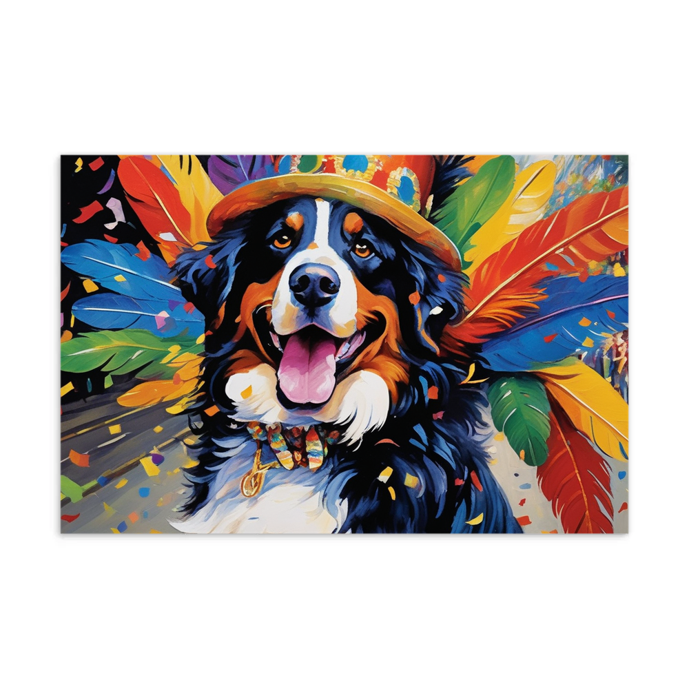 PugMug Custom Bernese Mountain Dog Postcard