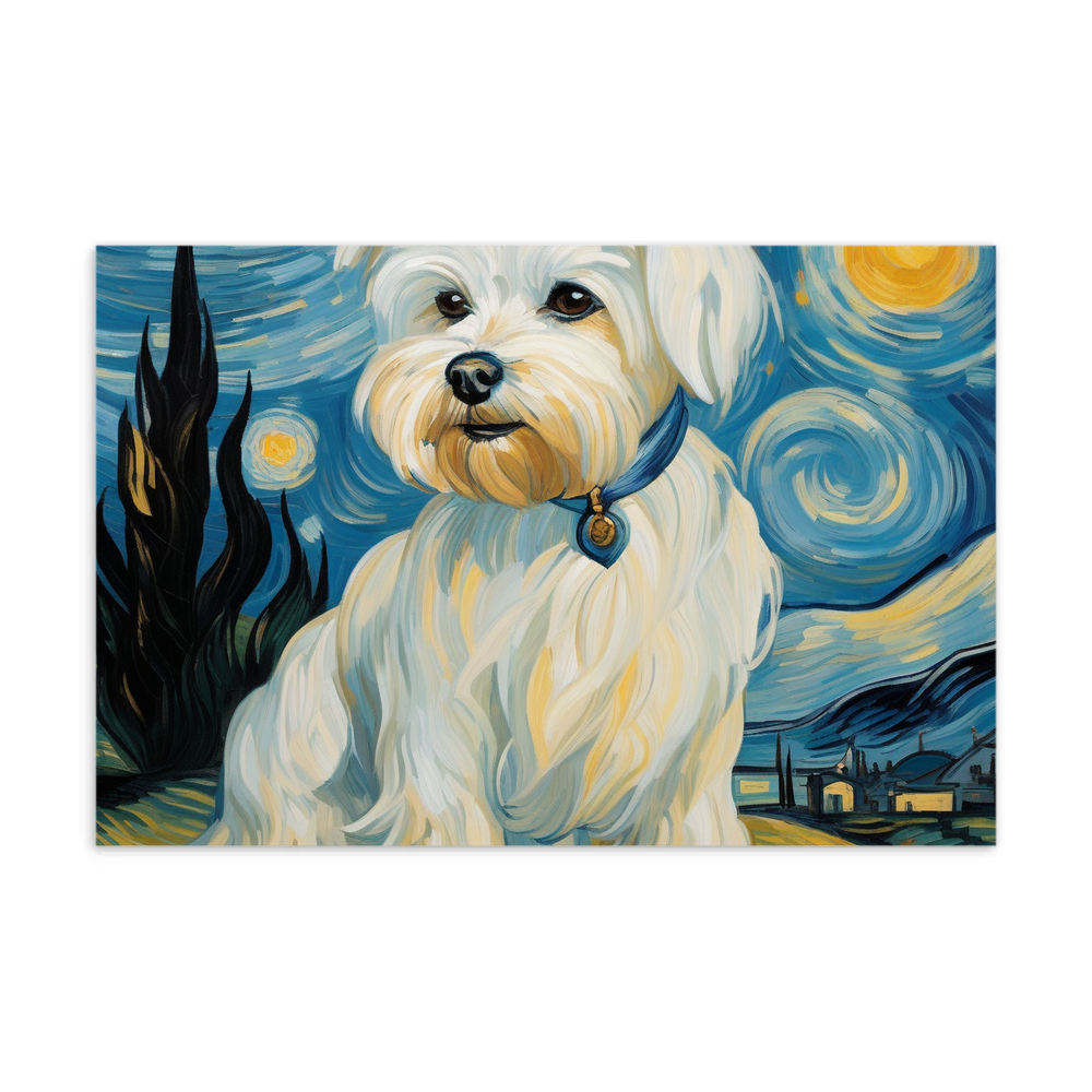 PugMug Custom Maltese Dog Postcard