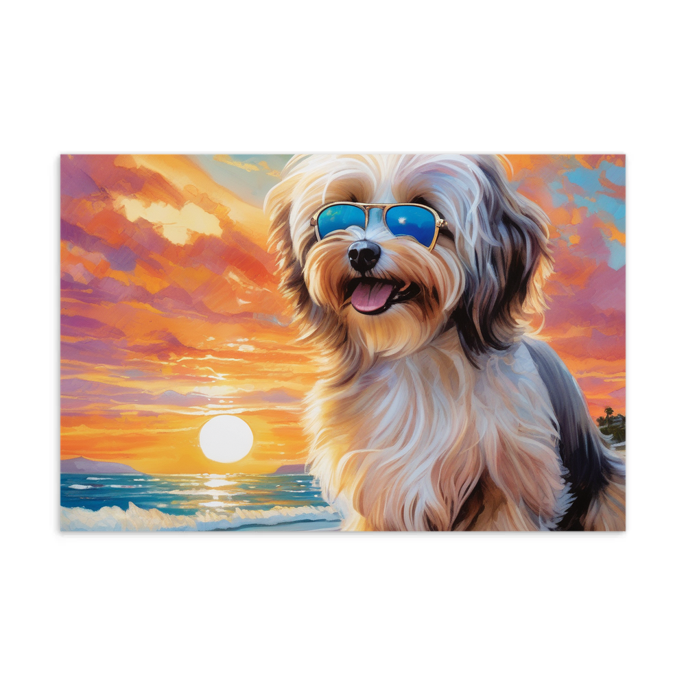 PugMug Custom Tan Havanese Dog Postcard