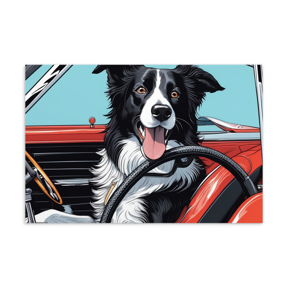 PugMug Custom Border Collie Postcard