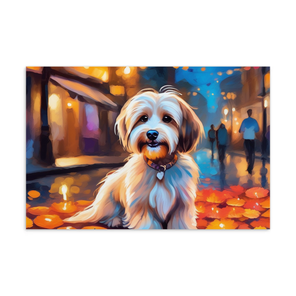 PugMug Custom Tan Havanese Dog Postcard