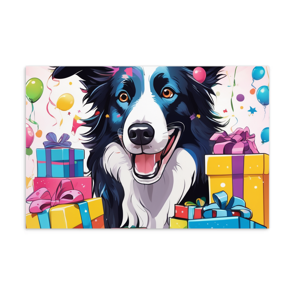 PugMug Custom Border Collie Postcard
