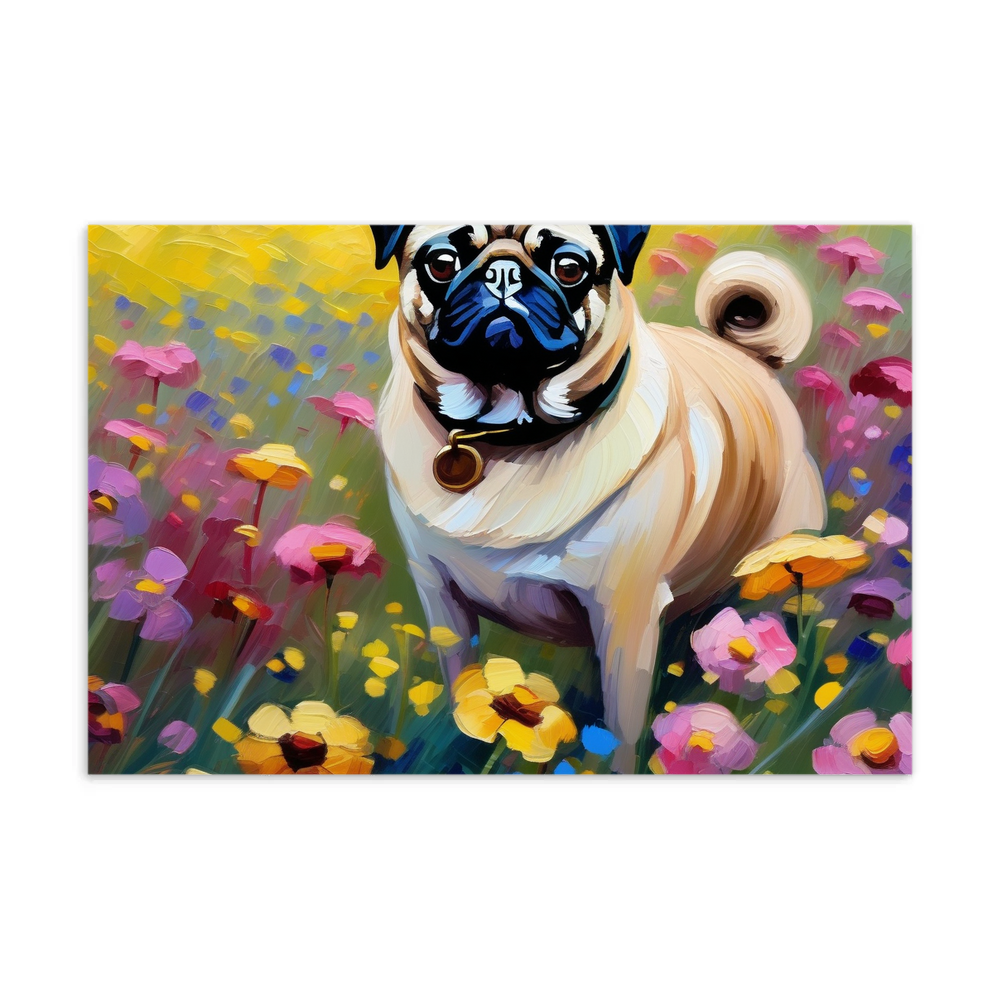 PugMug Custom Pug Postcard