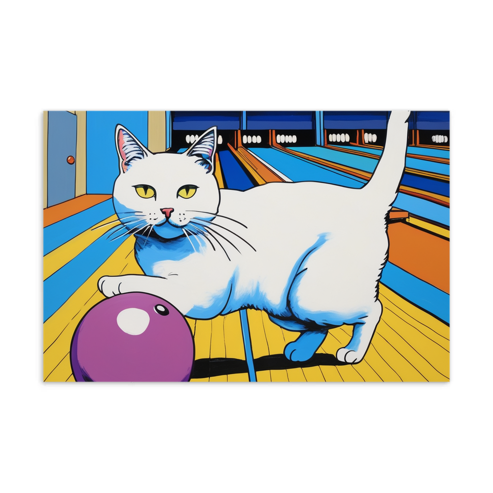 PugMug Custom White Companion Cat Postcard