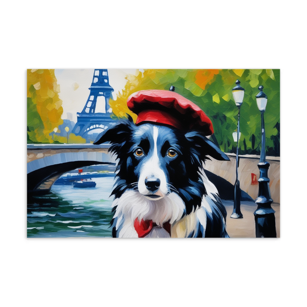 PugMug Custom Border Collie Postcard