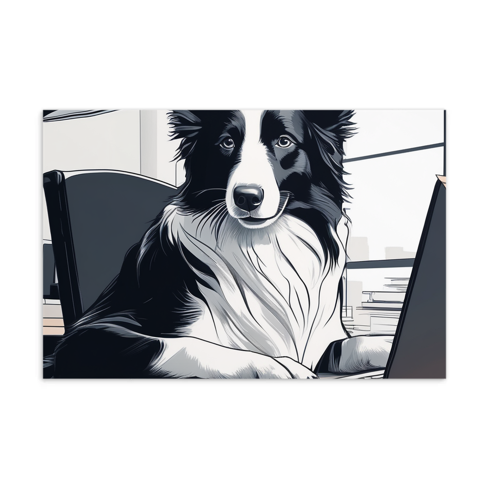 PugMug Custom Border Collie Postcard