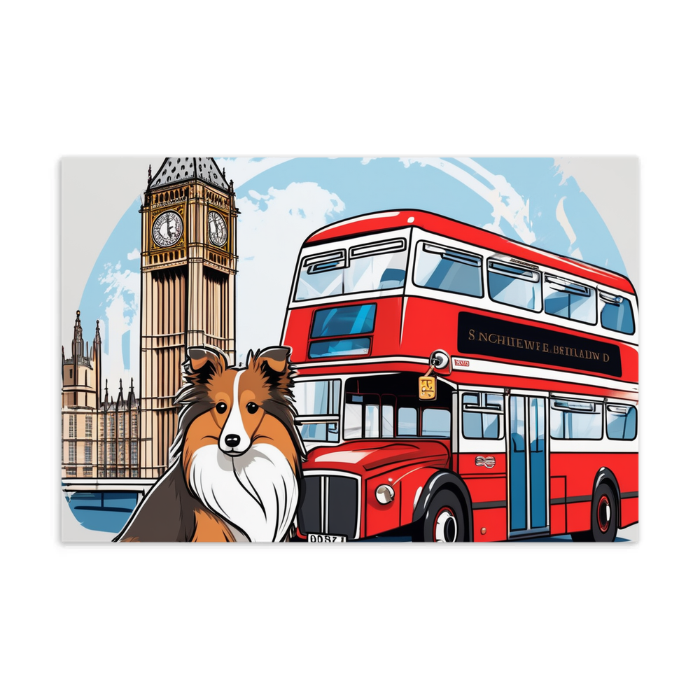 PugMug Custom Shetland Sheepdog Postcard