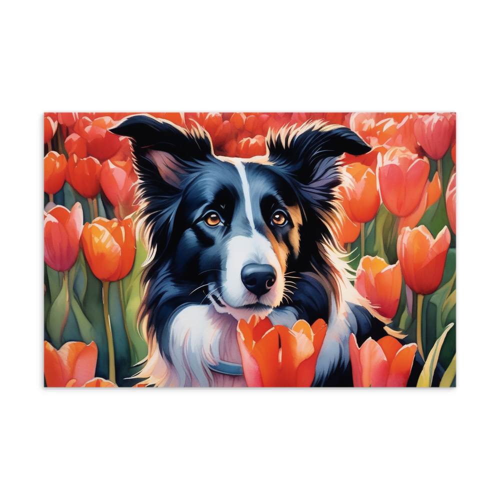PugMug Custom Border Collie Postcard